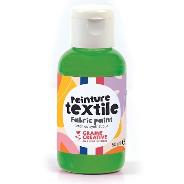Tekstilmaling 50 ml - grøn Grön