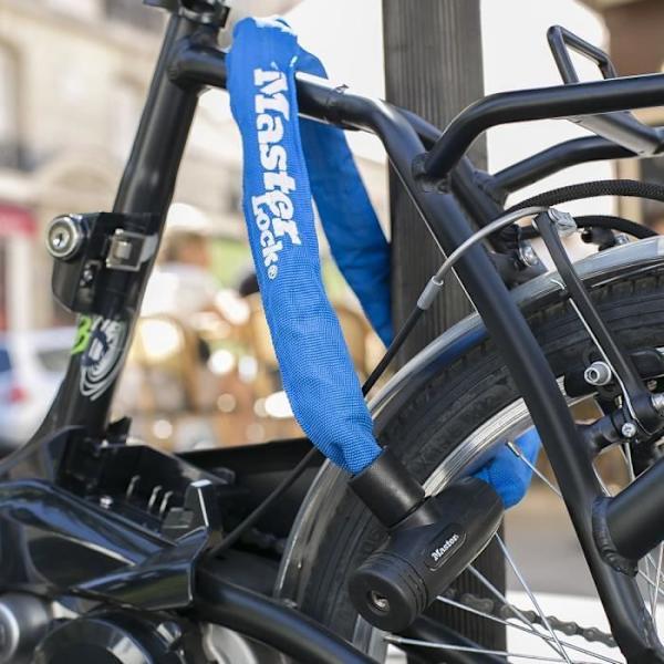 MASTER LOCK Cykellås Kæde [Nøgle] [90 cm Kæde] [Blå] 8391EURDPROCOLB Blå
