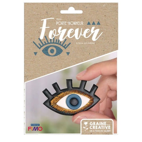Smyckeset - GRAINES CREATIVES - Oeil Forever - Silver - Barn - Mixat Pengar