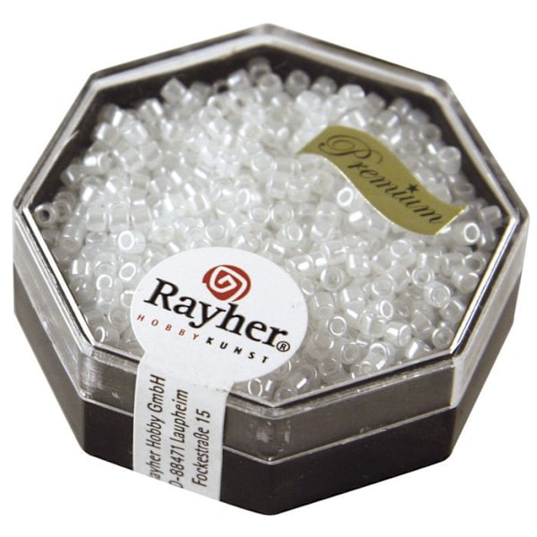 Perle Miyuki Delica 10/0 DBM231 pärleffekt: vit alabaster satinerad alabastervit