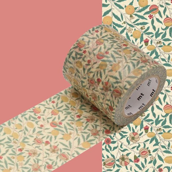 Masking Tape MT William Morris frukter Flerfärgad