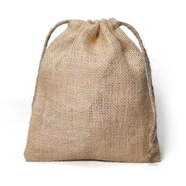 Juuttipussi - Ei määritelty - 24 x 29 cm - Beige - Sisätila - Sekä miehille että naisille Beige