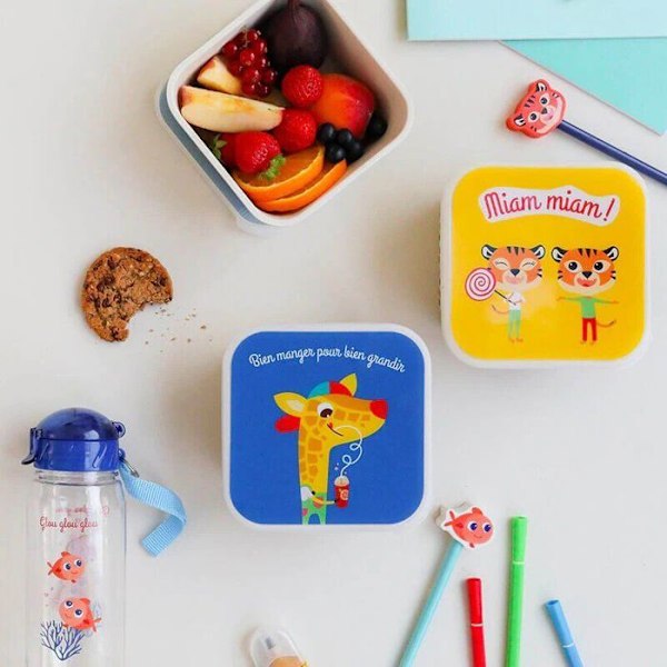 Draeger la carterie - GIRAFFE snackbox - Flerfärgad Flerfärgad