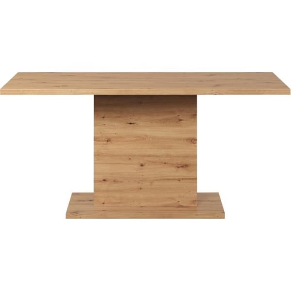 SEURAA kiinteää ruokapöytää 6 hengelle - Artisan tammimelamiini - L160 x S80 x K76 cm - TRENDTEAM