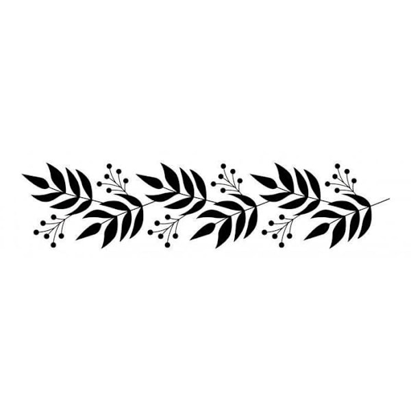 Træstempel - Artemio - Blomstergren - 2,6 x 10 cm - Ideelt til kreationer - Blandet