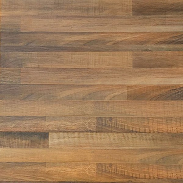 Seisomapöytä 60 x 60 cm - Rooman malli laminoitua pähkinäpuuta kastanj