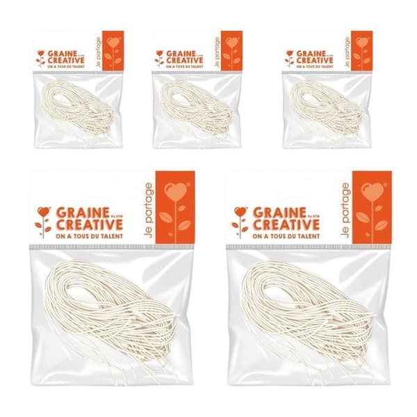 50 vita elastiska band för masker 60 cm Vit