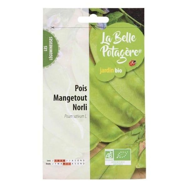 Frø til at så - Norli Mangetout ærter - 50 g