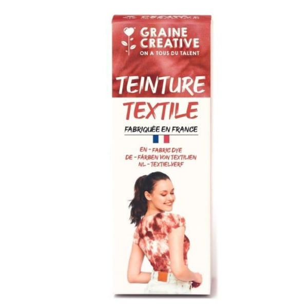 Textilfärg 100 ml slips och stanseffekt - terrakotta