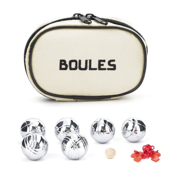 Mini set 6 boule de pétanque Grå
