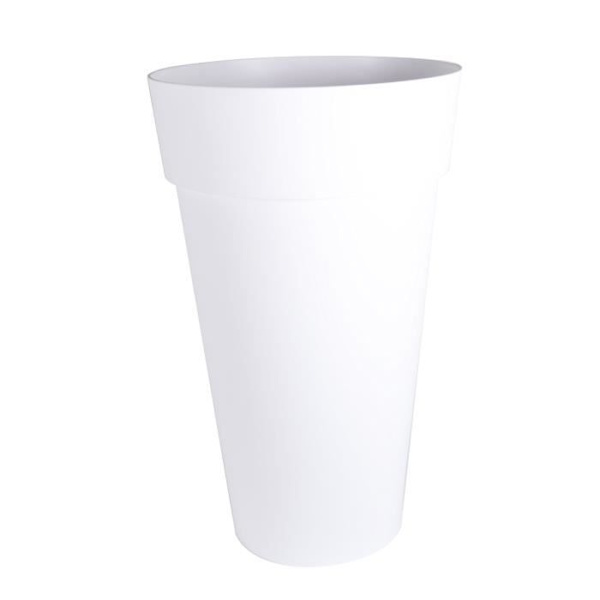 EDA Vas Tuscany XXL - Ø 48 x H 80 cm - 90 L - Vit Vit