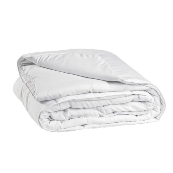 Täcke - 220 x 240 cm - Tempererat - 100% polyester - 2 personer - Vit
