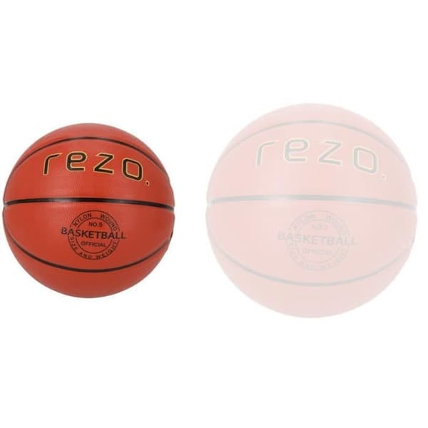 Basketbold - REZO - Gummi - Størrelse 5 - Brun - Alsidig