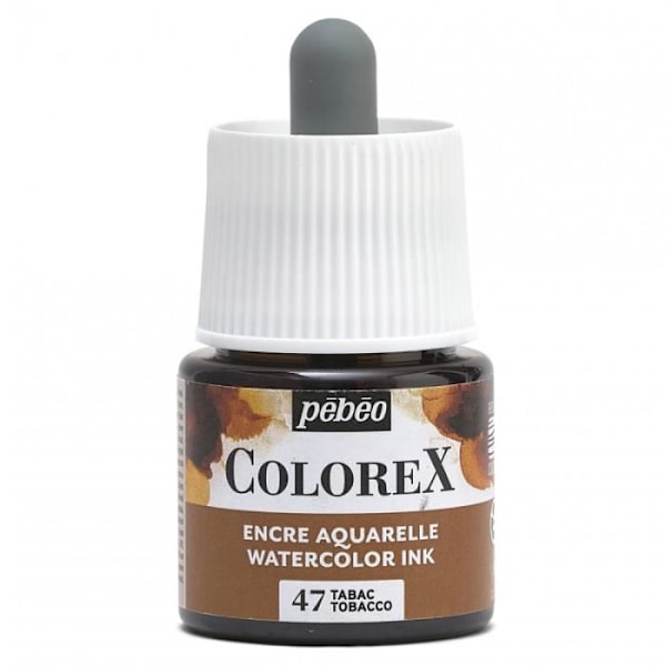 Akvarellfarve - PEBEO - Colorex - 45 ml - Farve Tobak - Unisex Tobak