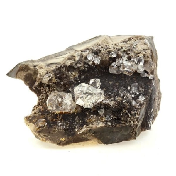 Sten og mineraler. Septaria, Diamantkvarts. 378,0 ct. Ribiers, Hautes-Alpes, Frankrig. Sjælden.