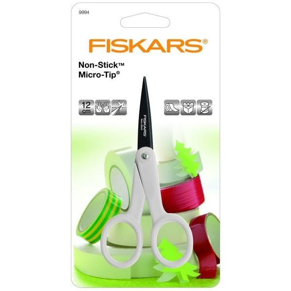 Saks - [MÆRKE] - Non-stick mikro-tip ambidextrous 12 cm - Rustfrit stål