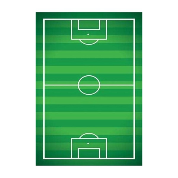 Vihreä SOCCER-matto, koko: 80x150