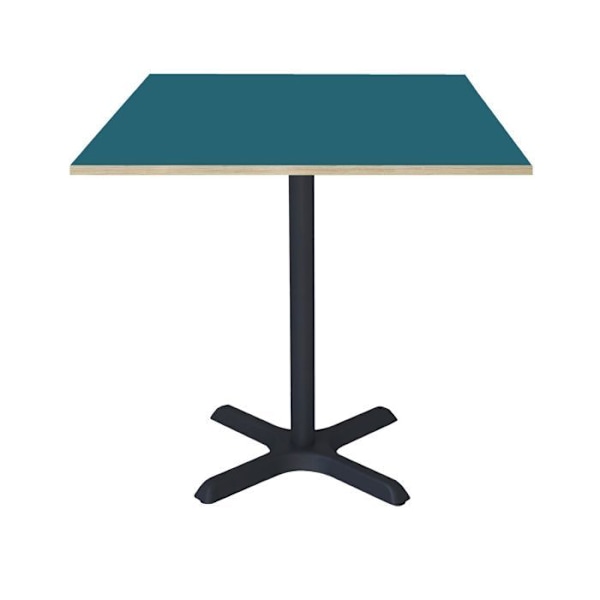 Bord 70 x 70 cm - Dina model blå trækanter Blå