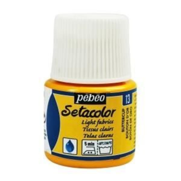 Färg för tyg Setacolor ljusa tyger knapp d…