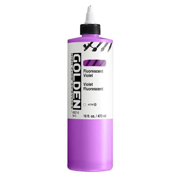 GULD 473 ml HÖG FLÖDE Violett Fluorescerande - S5