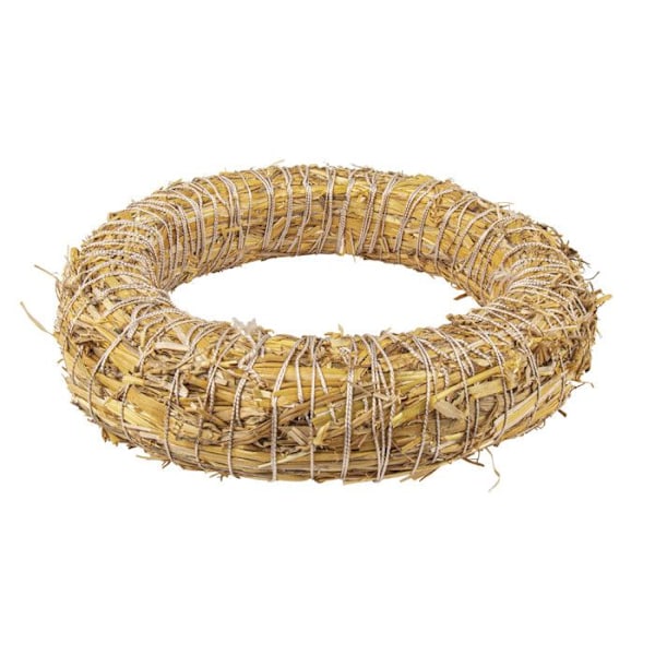 Ikke-svejset halmkrans 25 cm