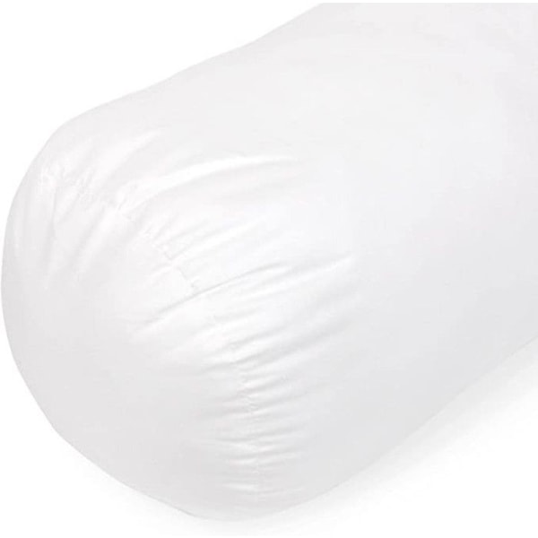 Traversin - PROMO LINGE - Polyester - 180 x 21 cm - Vit Vit