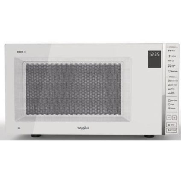 WHIRLPOOL MWP304W Vapaasti seisova mikroaaltouuni ja höyrystin - COOK30 - Valkoinen - 30L