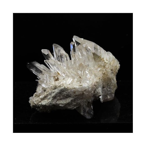 Sten og mineraler. Kvarts. 138,0 øre. Les Deux Alpes, Oisans, Frankrig.