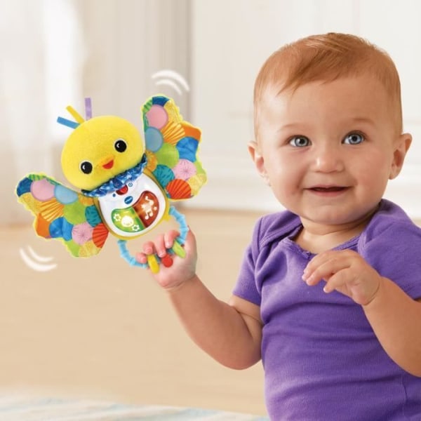 VTECH BABY - Piou-Piou skramlar som väcker sinnena Gul