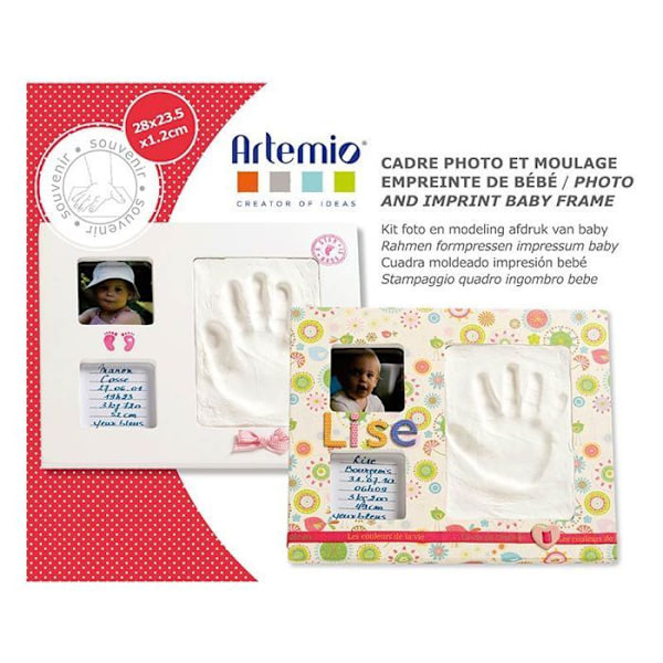 Baby impression casting kit + Photo frame 280 x 235 mm Vit