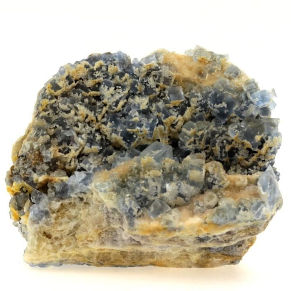 Blå fluorit 4035,1 karat (0,8 kg) Flerfärgad