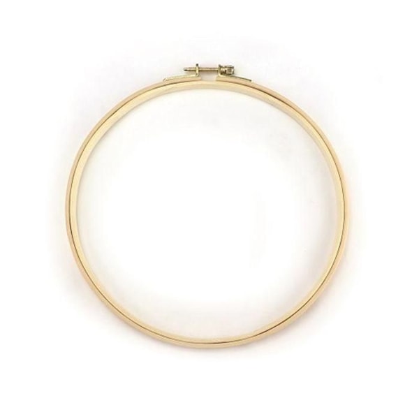 Træbroderitromle ø 18 cm Beige