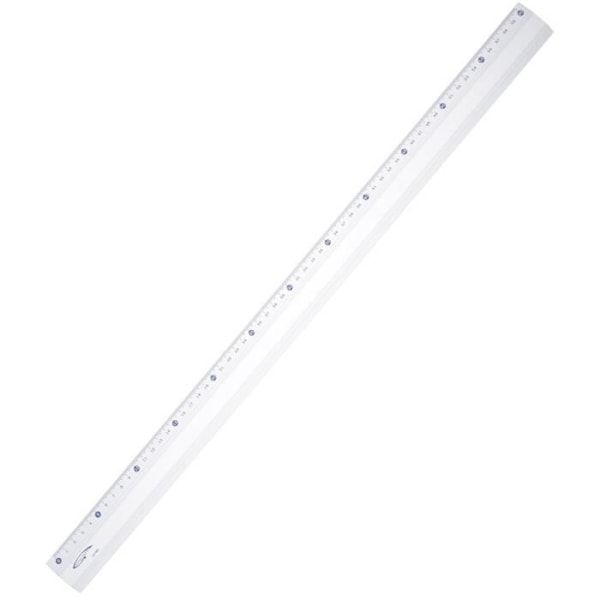 Aluminium Antiskrid Lineal - Graphoplex - 60 cm - Blandet - Afsendt fra Frankrig - 1 stk.