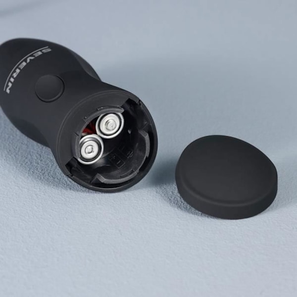 SEVERIN - SM3590 - Kompakt och behändig mjölkskummare - Krämigt mjölkskum - Batterier ingår Svart