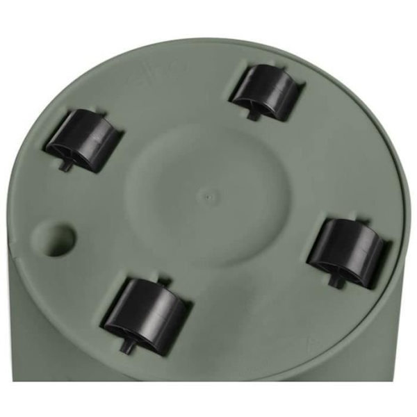Planteur Rectangle VIBIA - Plast - Reservoir - Ø50 - grøn Grön