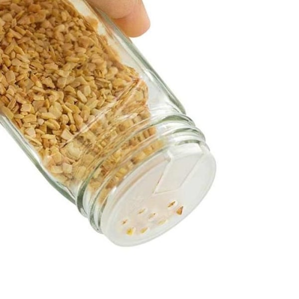 Kryddflaska - Ekologisk - 40 g - Glas - Silikontratt - Modernt design