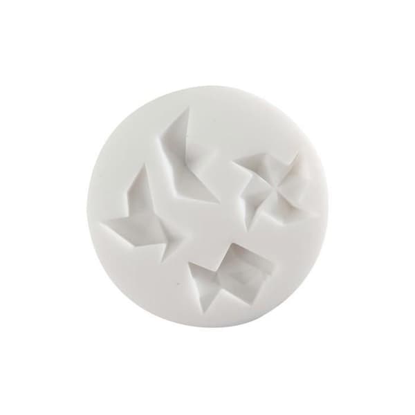 Mini origami silikoneform til polymerler. Ros