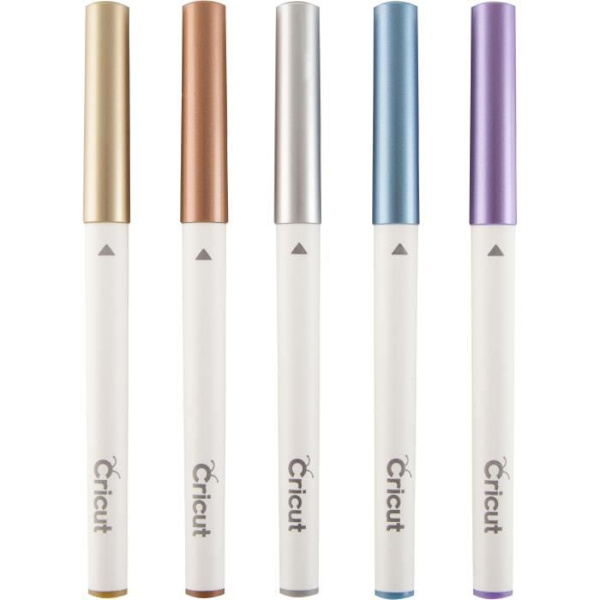 Cricut - Medium-point metalliset kynät, 5 kpl