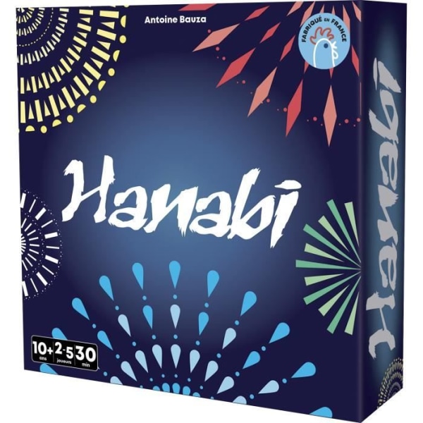 Hanabi - Asmodee - Taktisk og samarbejdsspil - Fra 8 år Flerfärgad