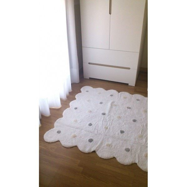 Barngolvmatta 120x160 cm vit kex