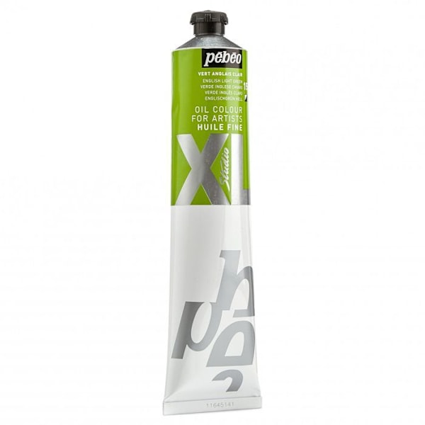 Huile Fine - Pébéo - Studio XL - Lys Grønt - 200 ml - Klare Farver Ljus engelsk grön, klara färger, Dy