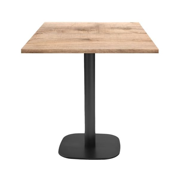Bord 70 x 70 cm - Rund modell, naturligt tanninträ kastanj