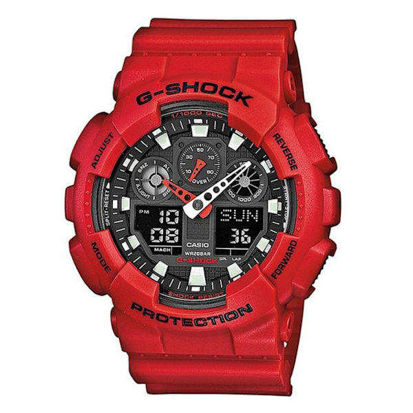 G-SHOCK Classic- GA-100B-4AER Röd