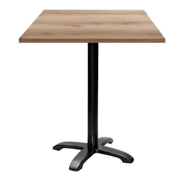 Högt bord 70 x 70 cm - Bazila modell ek delano kastanj