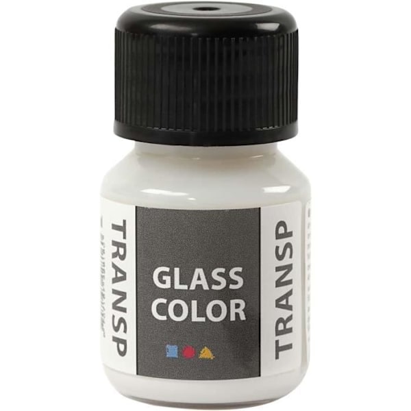 Transparent vandig maling til glas og porcelæn. ref 31670