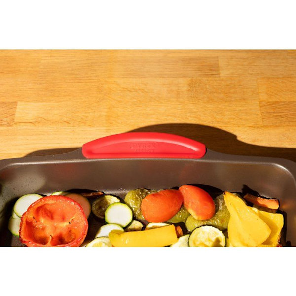 Bagplade - PYREX - 1452052 - Rektangulær - I stål - 30 x 24 cm CHOKOLADE