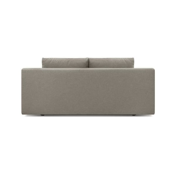 Banquette convertible 3 pladser MIKA - Beige stof - Opbevaringskasse - L 192 x H 84 x P 93 cm Beige