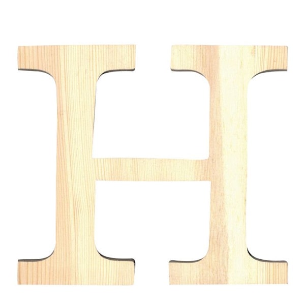 Puinen aakkoset 11,5cm Kirjain H