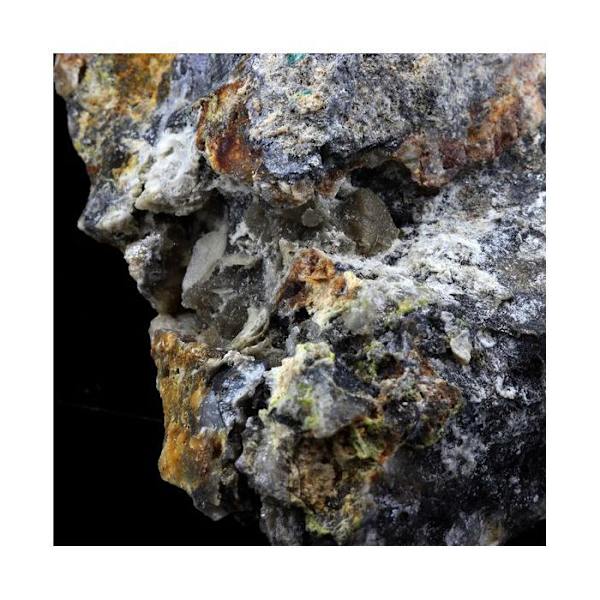 Sten og mineraler. Stolzite + Galena. 680,5 øre. Saint Lucia, Occitanie, Frankrig..