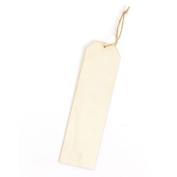 Puiset kirjanmerkit koristeluun 19 x 5 cm Beige